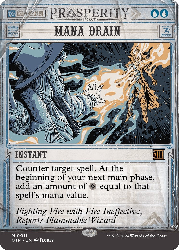 Image for Mana Drain (11) [Outlaws of Thunder Junction: Breaking News] - Magic: The Gathering
