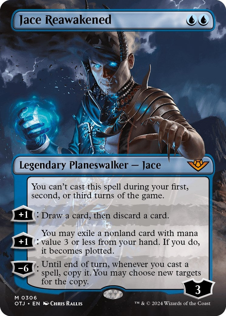 Image for Jace Reawakened (Borderless) (306) [Outlaws of Thunder Junction] - Magic: The Gathering