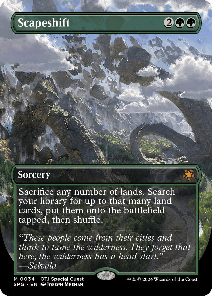 Image for Scapeshift (Borderless) (34) [Special Guests] - Magic: The Gathering