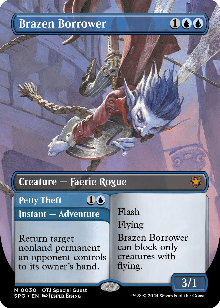 Image for Brazen Borrower (Borderless) (30) [Special Guests] - Magic: The Gathering