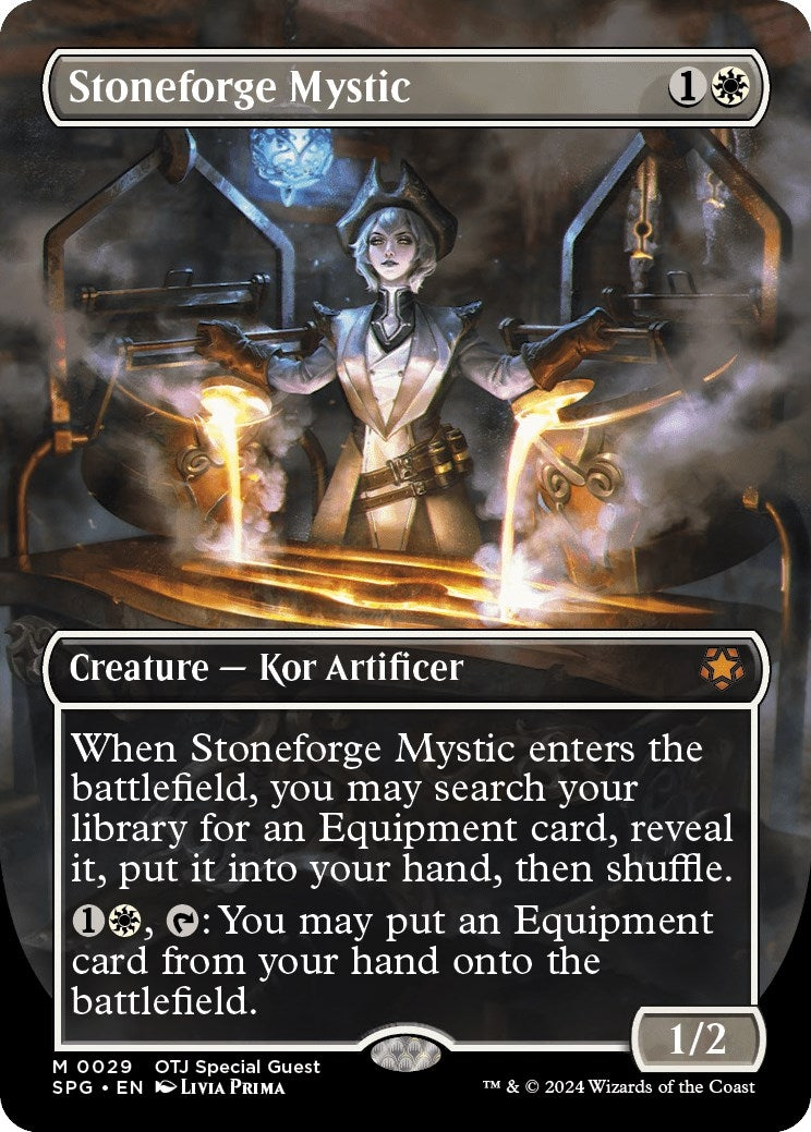 Image for Stoneforge Mystic (Borderless) (29) [Special Guests] - Magic: The Gathering