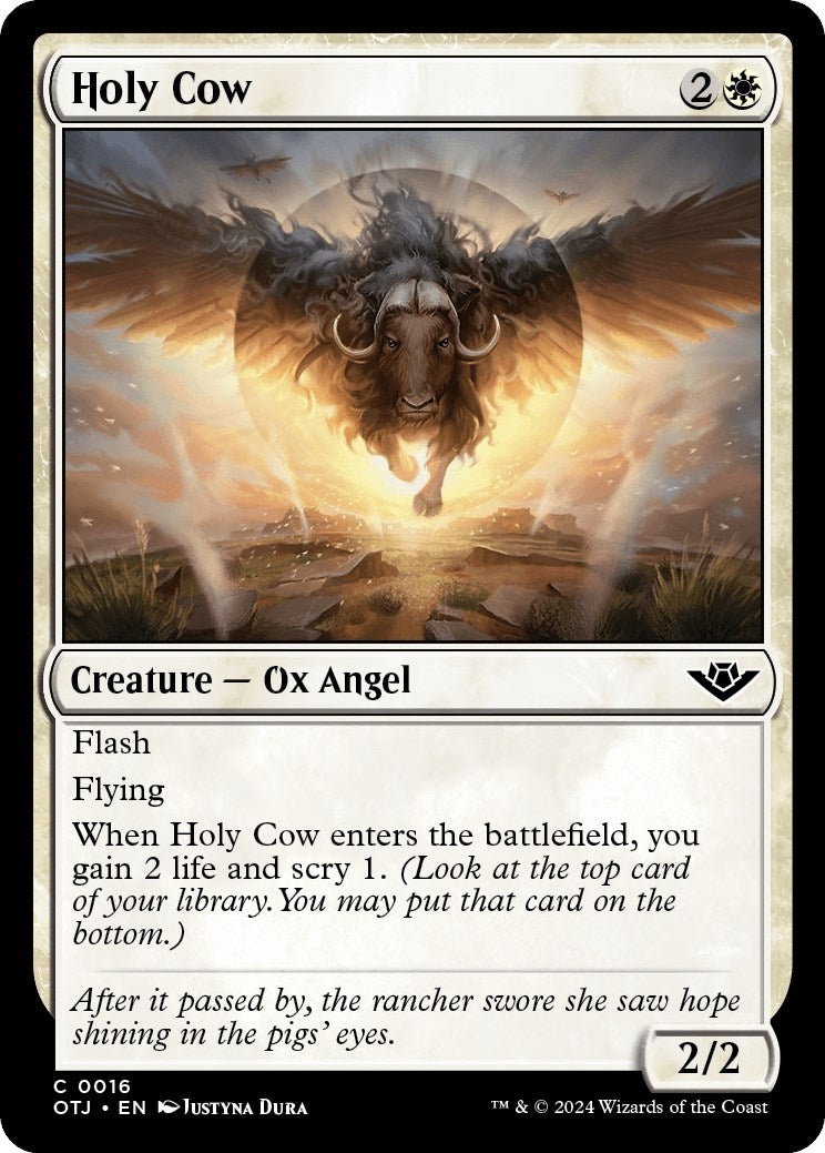 Image for Holy Cow (16) [Outlaws of Thunder Junction] - Magic: The Gathering