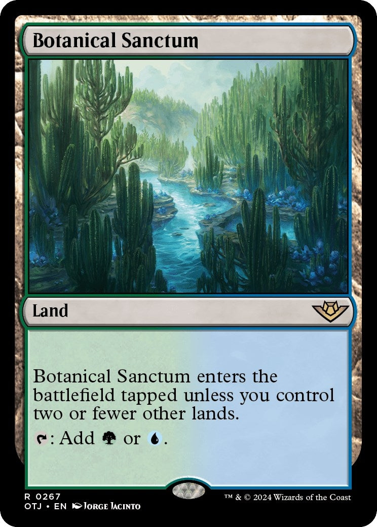 Image for Botanical Sanctum (267) [Outlaws of Thunder Junction] - Magic: The Gathering
