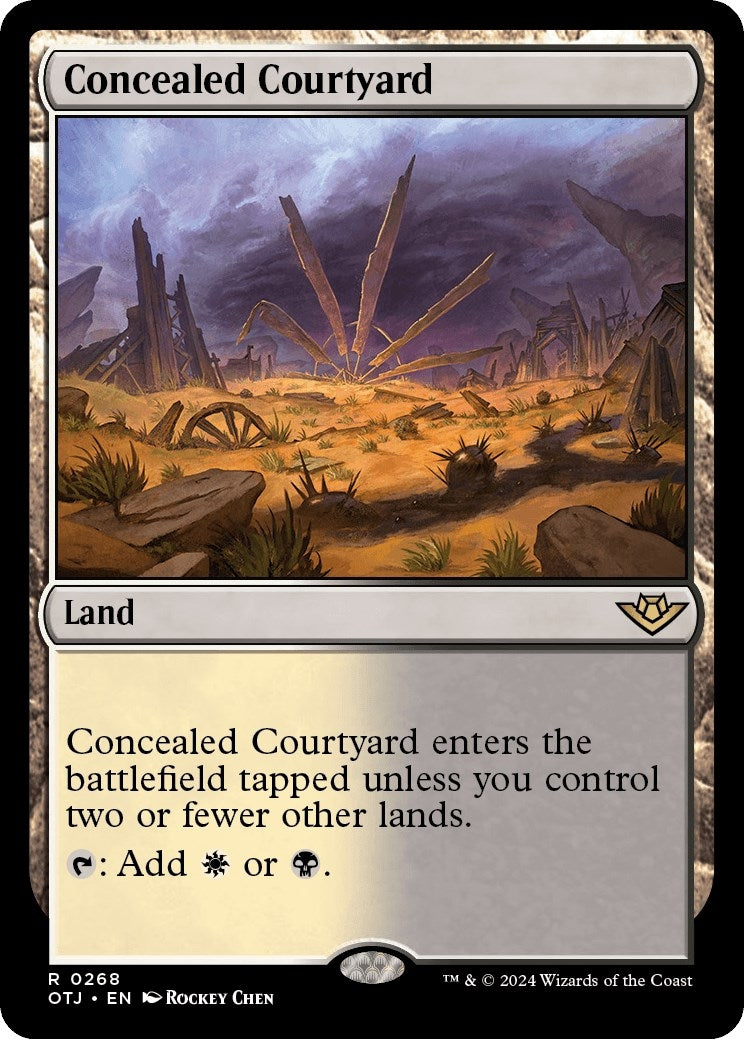 Image for Concealed Courtyard (268) [Outlaws of Thunder Junction] - Magic: The Gathering