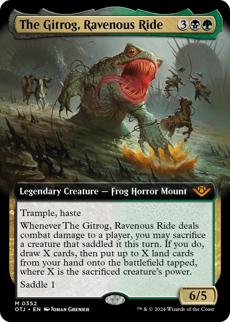 Image for The Gitrog, Ravenous Ride (Extended Art) (352) [Outlaws of Thunder Junction] - Magic: The Gathering