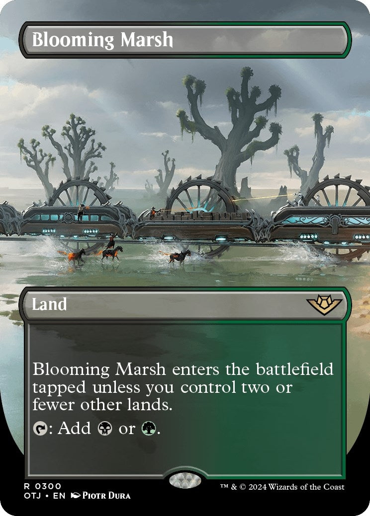 Image for Blooming Marsh (Borderless) (300) [Outlaws of Thunder Junction] - Magic: The Gathering