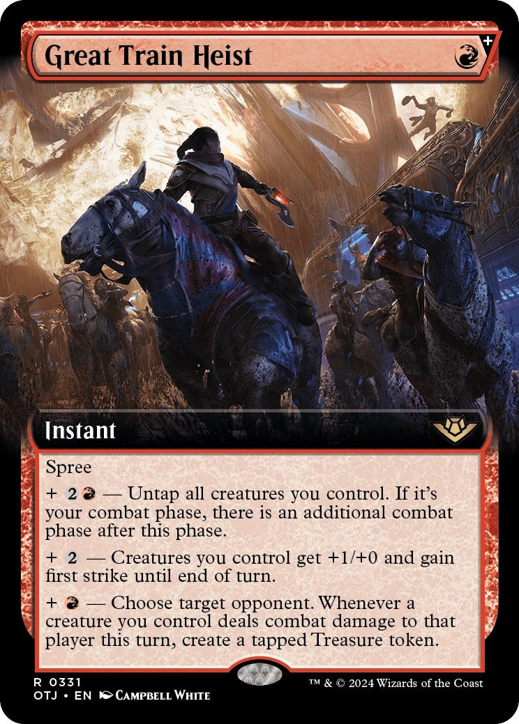 Image for Great Train Heist (Extended Art) (331) [Outlaws of Thunder Junction] - Magic: The Gathering