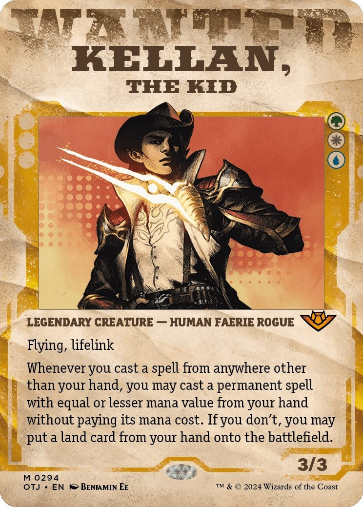 Image for Kellan, the Kid (Showcase) (294) [Outlaws of Thunder Junction] - Magic: The Gathering