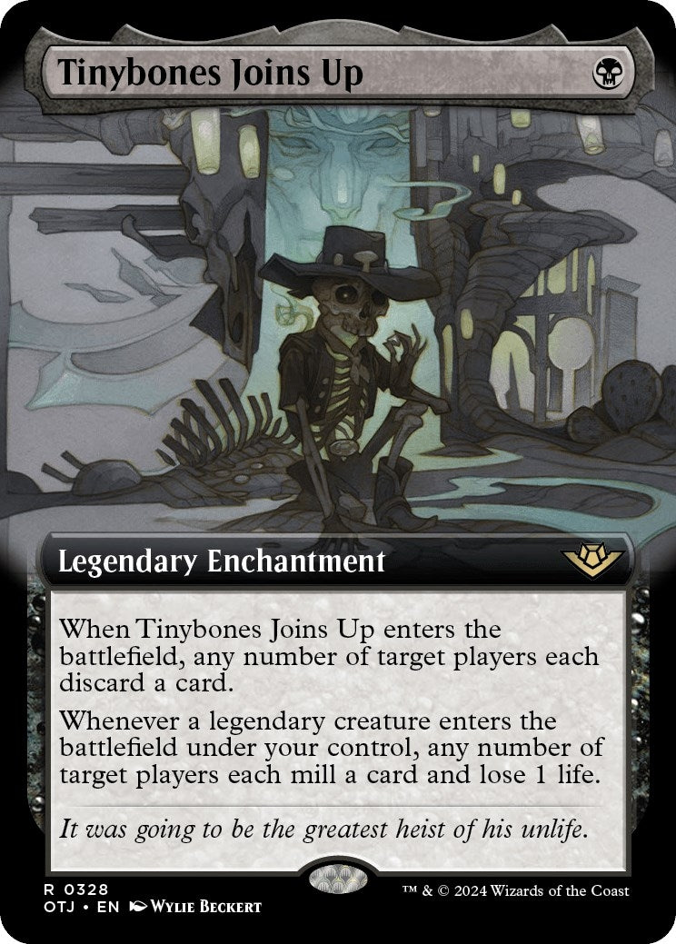Image for Tinybones Joins Up (Extended Art) (328) [Outlaws of Thunder Junction] - Magic: The Gathering