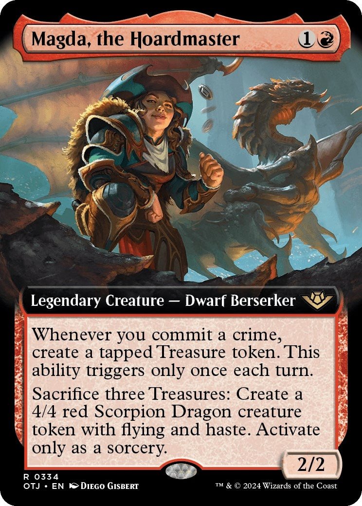 Image for Magda, the Hoardmaster (Extended Art) (334) [Outlaws of Thunder Junction] - Magic: The Gathering