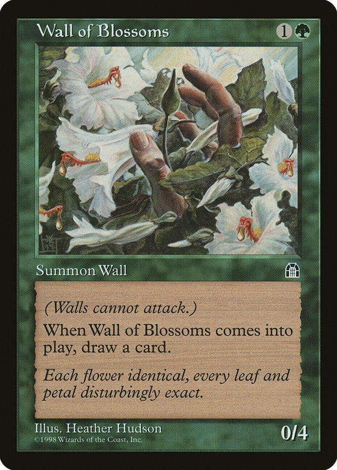 Image for Wall of Blossoms [Stronghold] - Magic: The Gathering