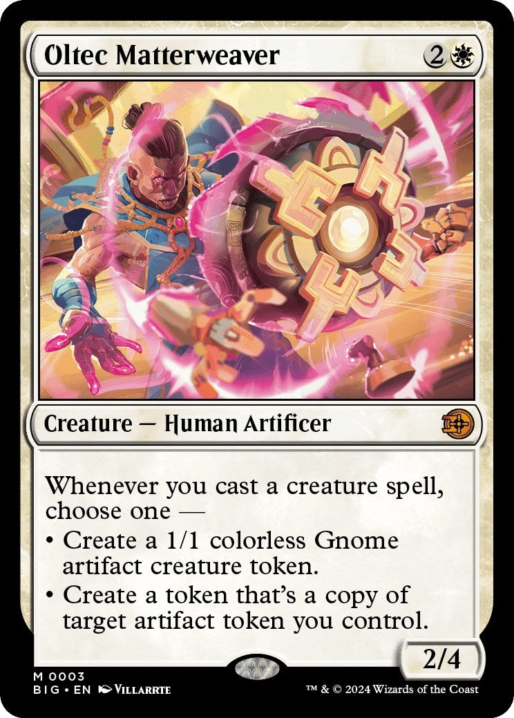 Image for Oltec Matterweaver (3) [Outlaws of Thunder Junction: The Big Score] - Magic: The Gathering
