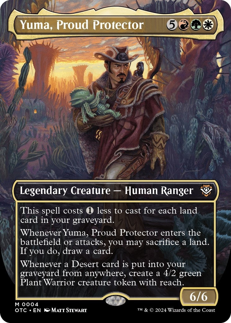 Image for Yuma, Proud Protector (Borderless) (4) [Outlaws of Thunder Junction] - Magic: The Gathering