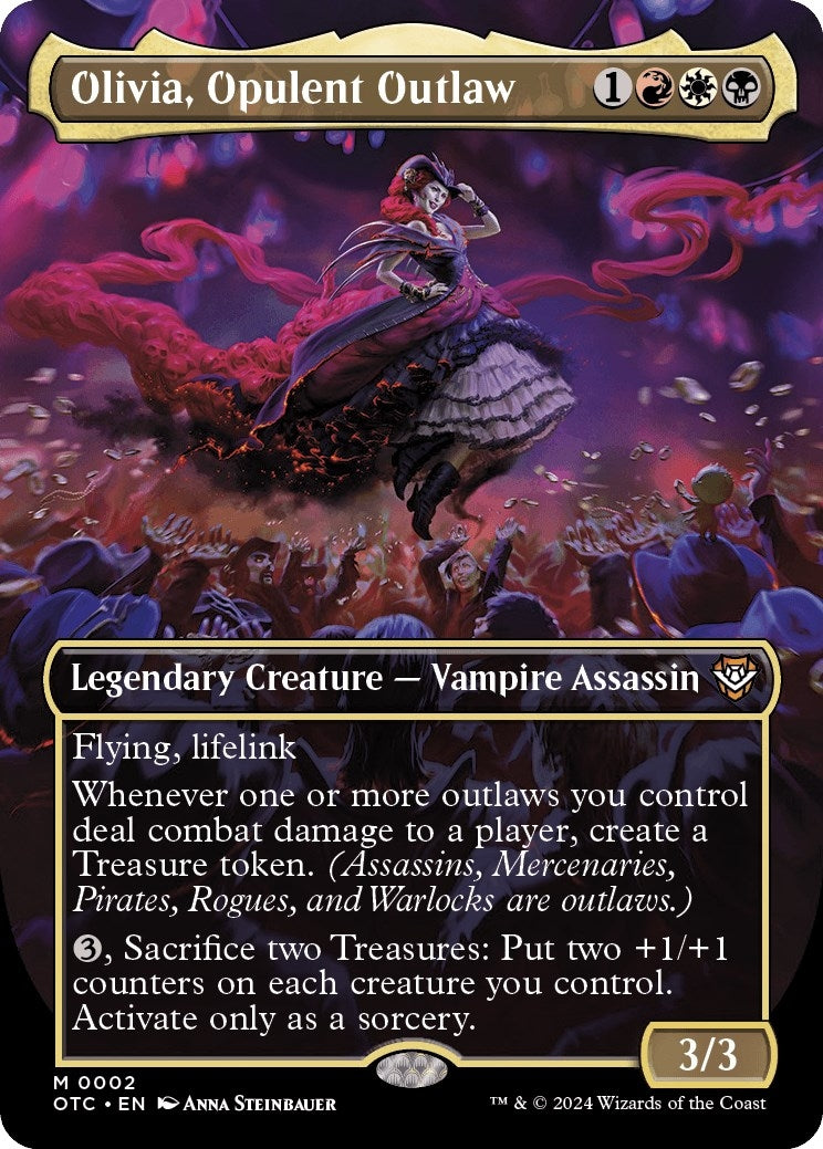 Image for Olivia, Opulent Outlaw (Borderless) (2) [Outlaws of Thunder Junction] - Magic: The Gathering