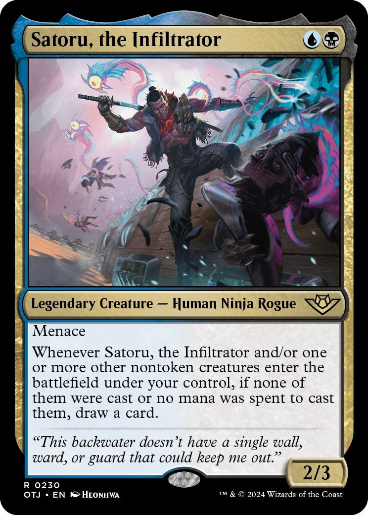 Image for Satoru, the Infiltrator (230) [Outlaws of Thunder Junction] - Magic: The Gathering