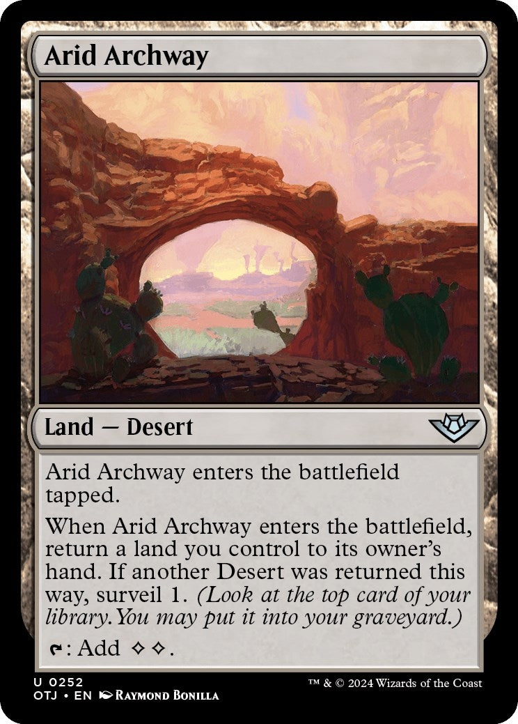 Image for Arid Archway (252) [Outlaws of Thunder Junction] - Magic: The Gathering