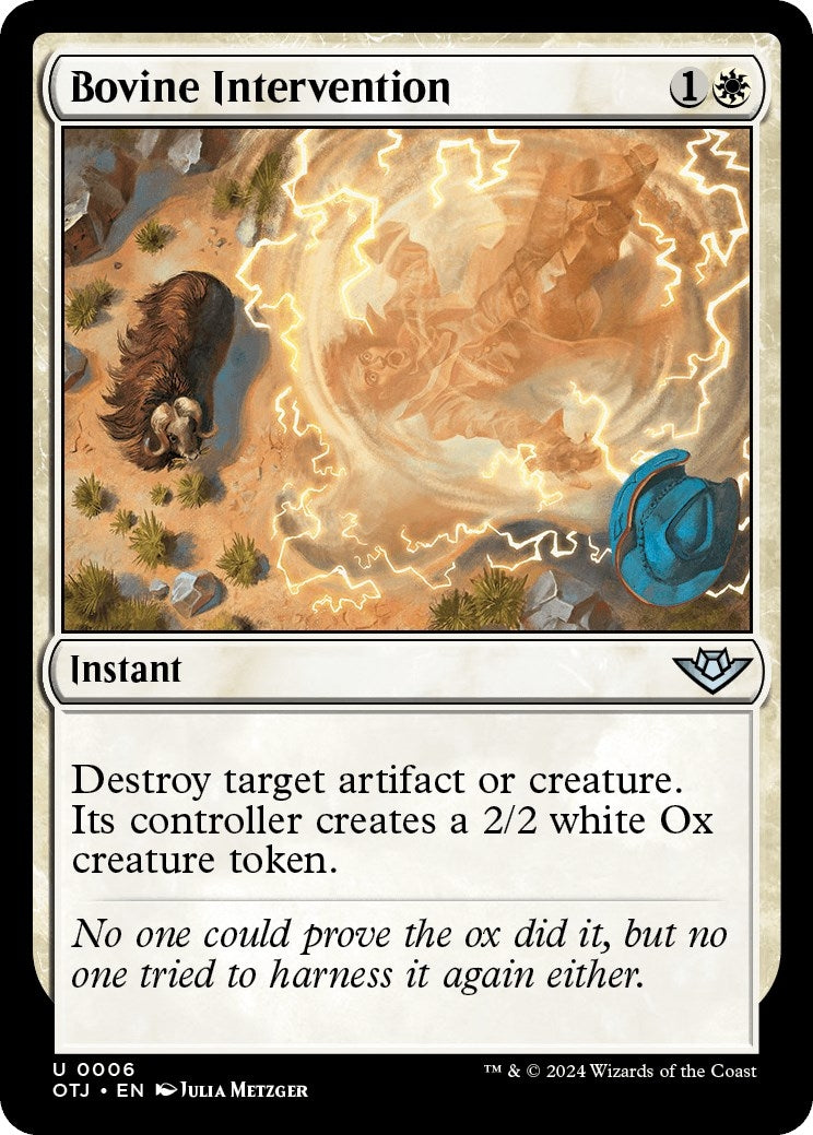 Image for Bovine Intervention (6) [Outlaws of Thunder Junction] - Magic: The Gathering