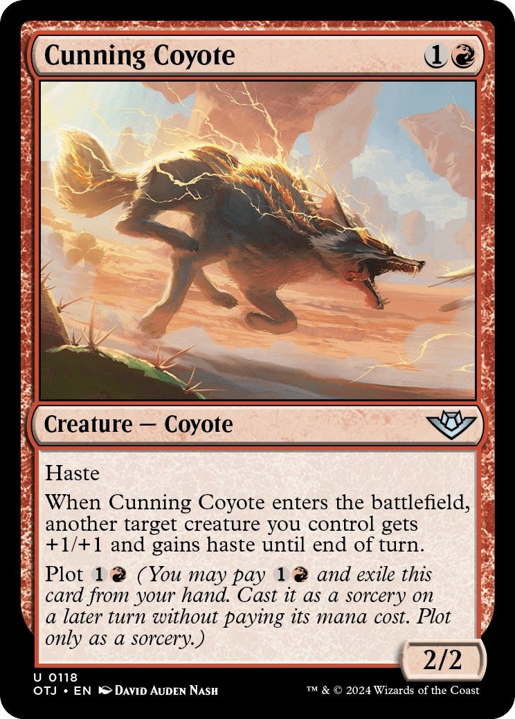 Image for Cunning Coyote (118) [Outlaws of Thunder Junction] - Magic: The Gathering