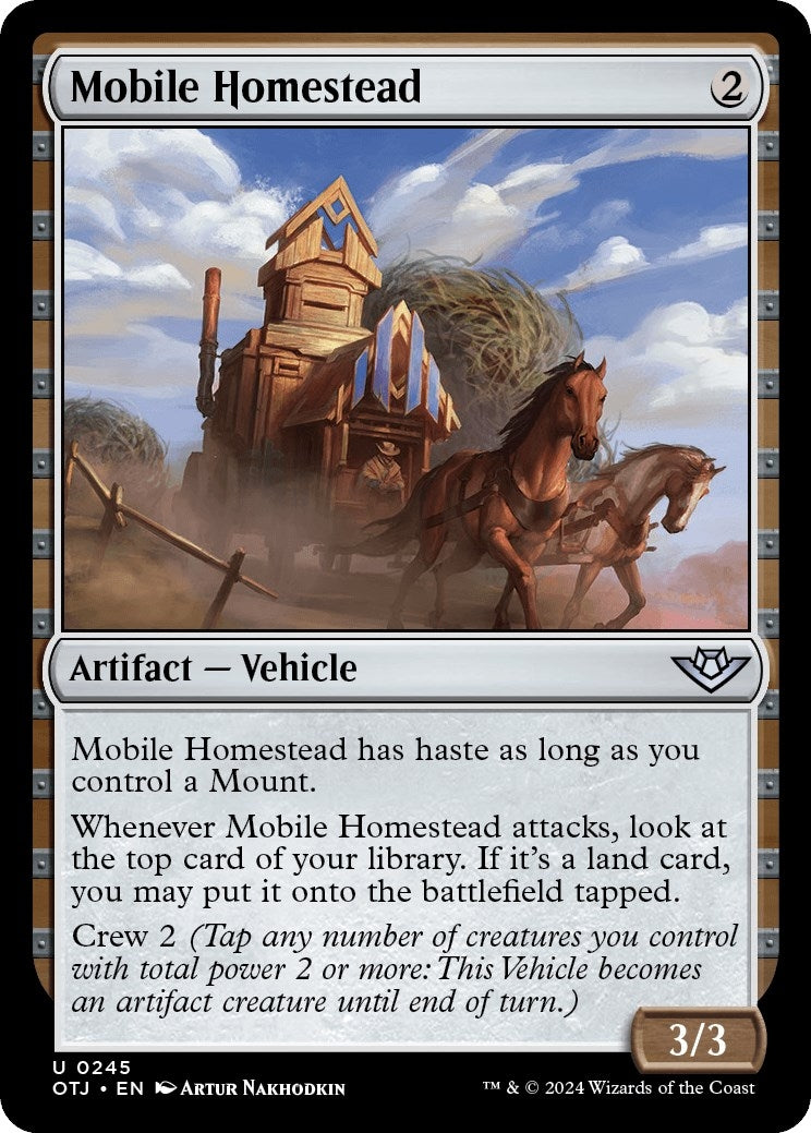Image for Mobile Homestead (245) [Outlaws of Thunder Junction] - Magic: The Gathering