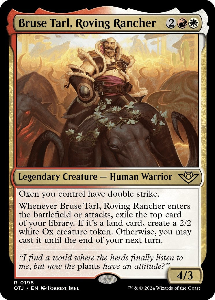 Image for Bruse Tarl, Roving Rancher (198) [Outlaws of Thunder Junction] - Magic: The Gathering