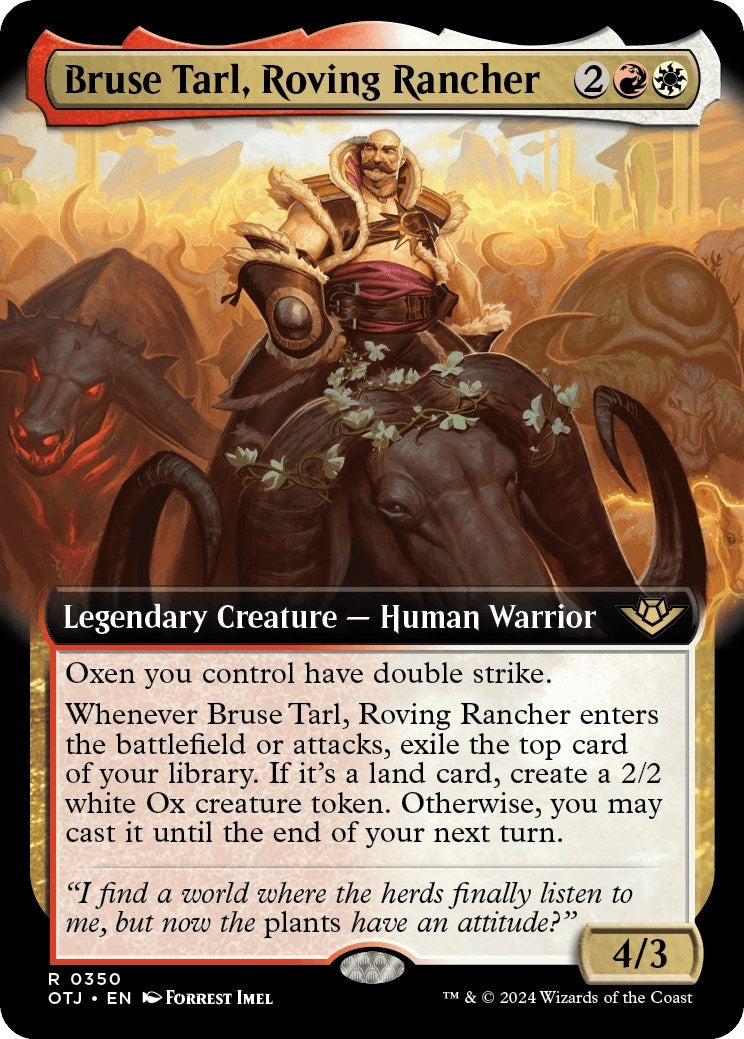 Image for Bruse Tarl, Roving Rancher (Extended Art) (350) [Outlaws of Thunder Junction] - Magic: The Gathering