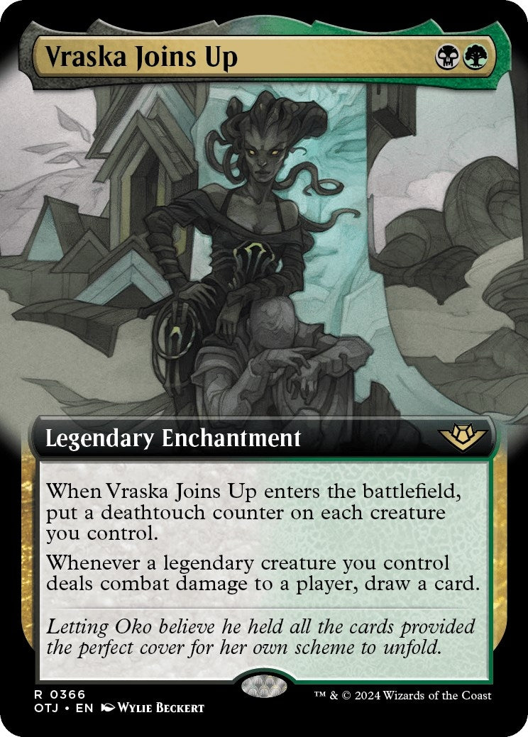 Image for Vraska Joins Up (Extended Art) (366) [Outlaws of Thunder Junction] - Magic: The Gathering