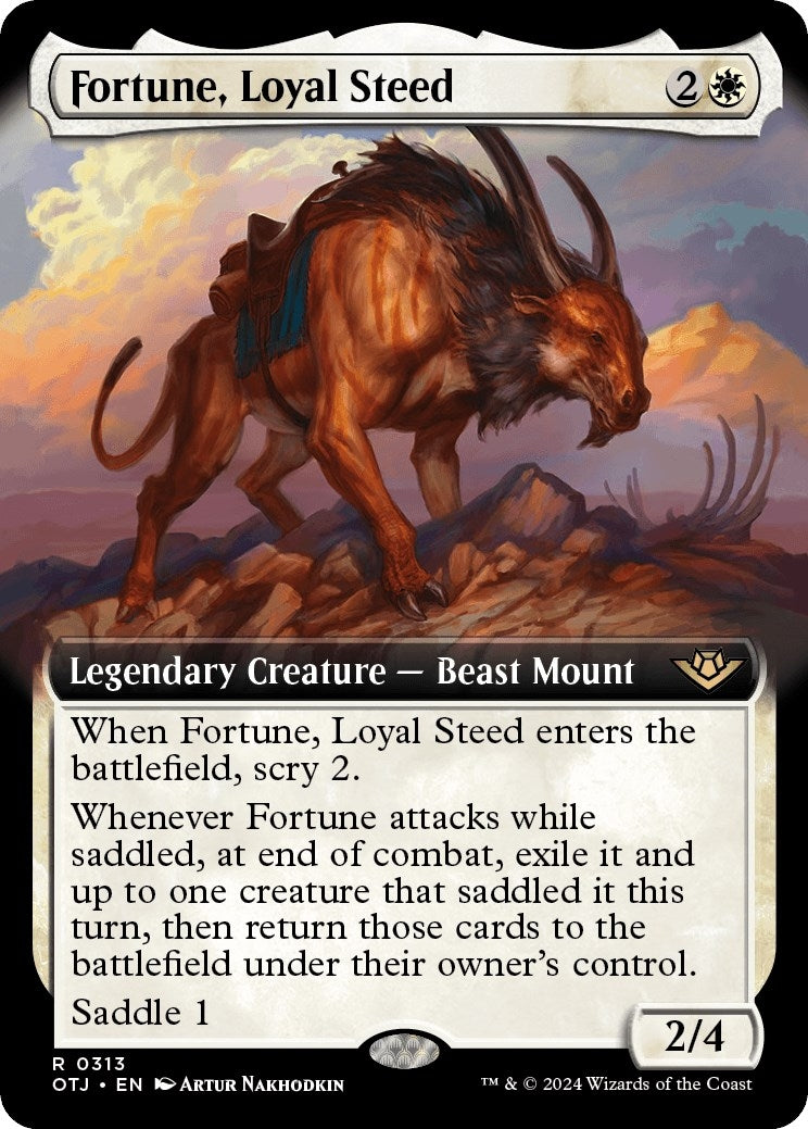 Fortune, Loyal Steed (Extended Art) (313) [Outlaws of Thunder Junction]
