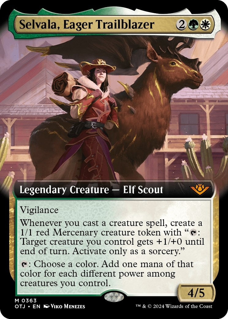 Image for Selvala, Eager Trailblazer (Extended Art) (363) [Outlaws of Thunder Junction] - Magic: The Gathering
