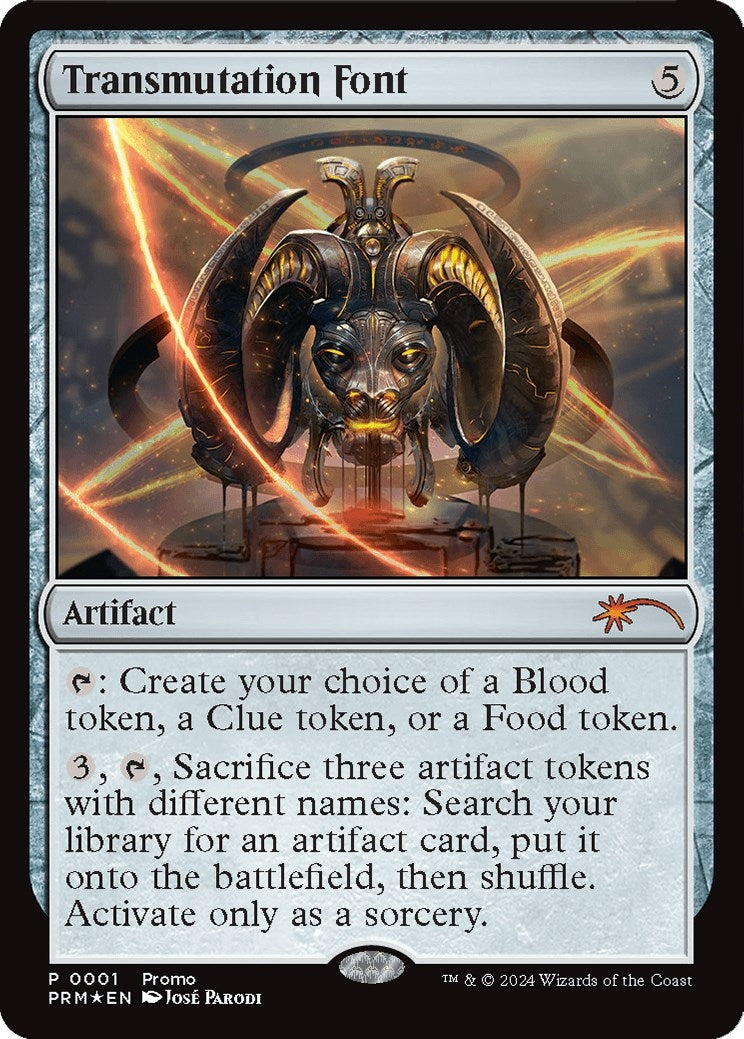 Image for Transmutation Font (1) [Launch Party & Release Event Promos] - Magic: The Gathering