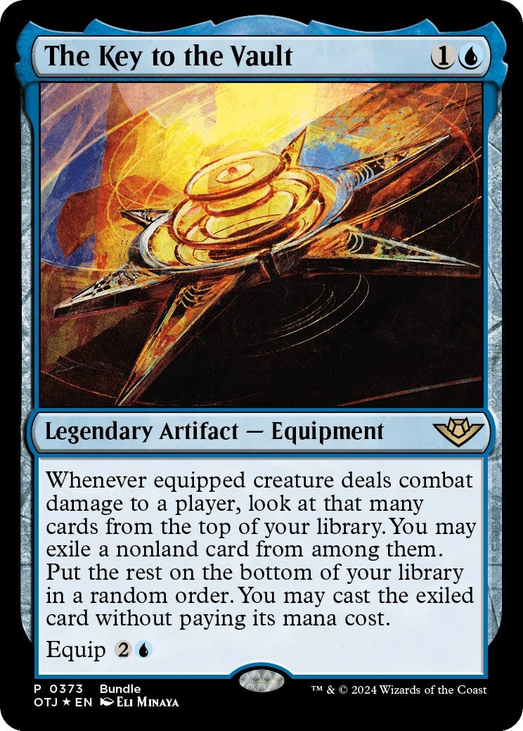 Image for The Key to the Vault (OTJ Bundle) (373) [Unique and Miscellaneous Promos] - Magic: The Gathering