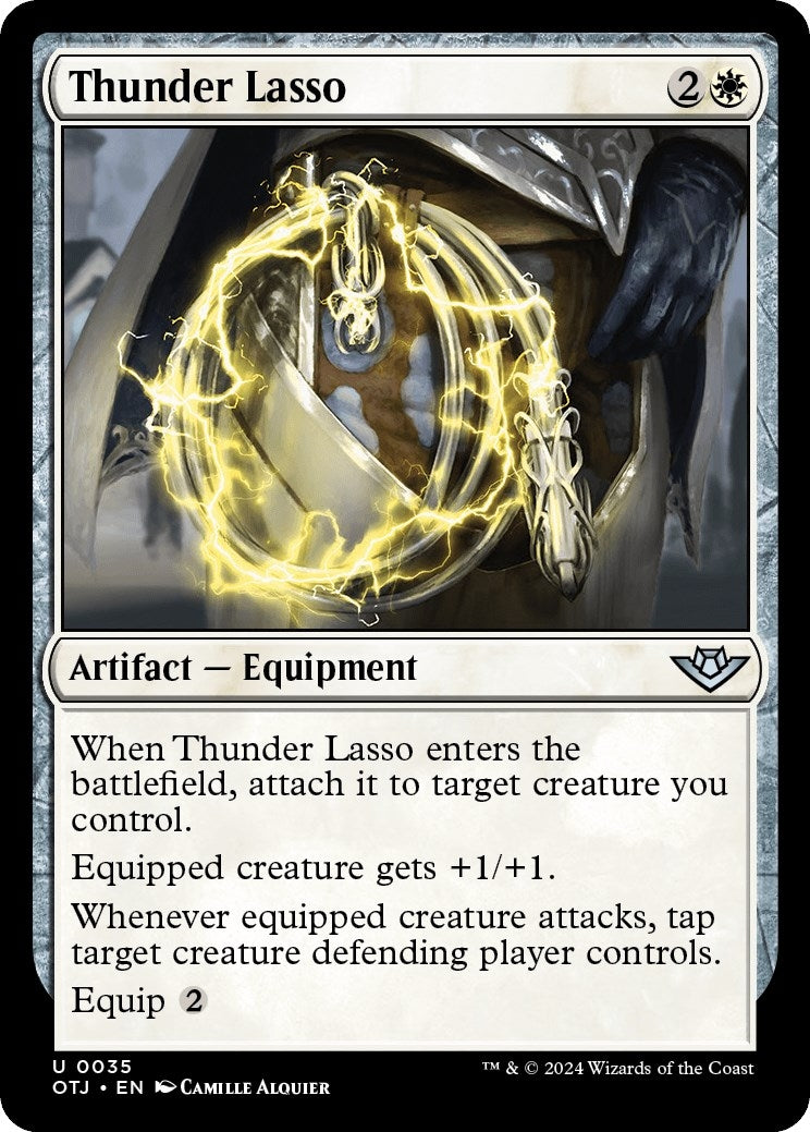 Image for Thunder Lasso (35) [Outlaws of Thunder Junction] - Magic: The Gathering