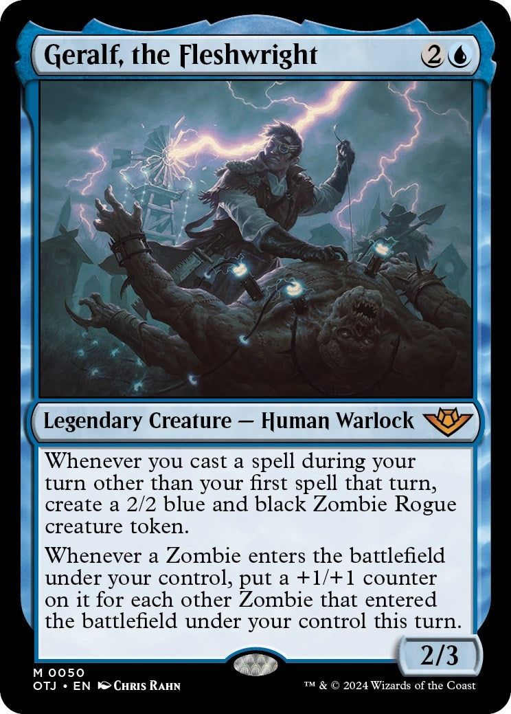 Image for Geralf, the Fleshwright (50) [Outlaws of Thunder Junction] - Magic: The Gathering