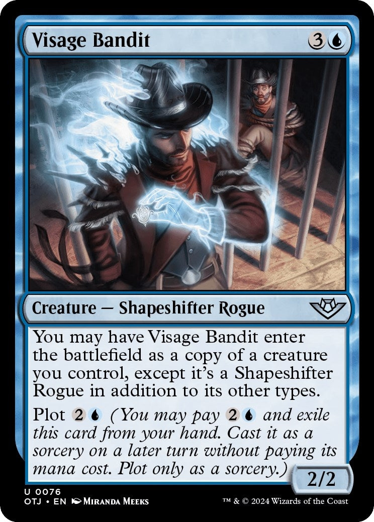 Image for Visage Bandit (76) [Outlaws of Thunder Junction] - Magic: The Gathering