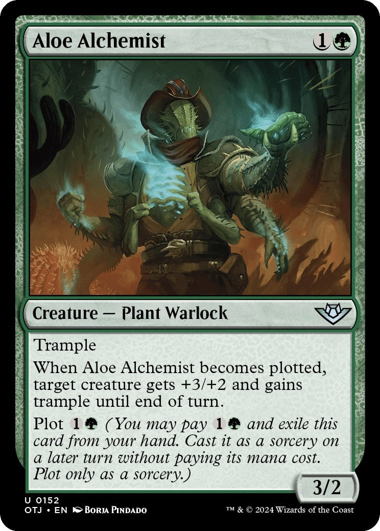 Image for Aloe Alchemist (152) [Outlaws of Thunder Junction] - Magic: The Gathering