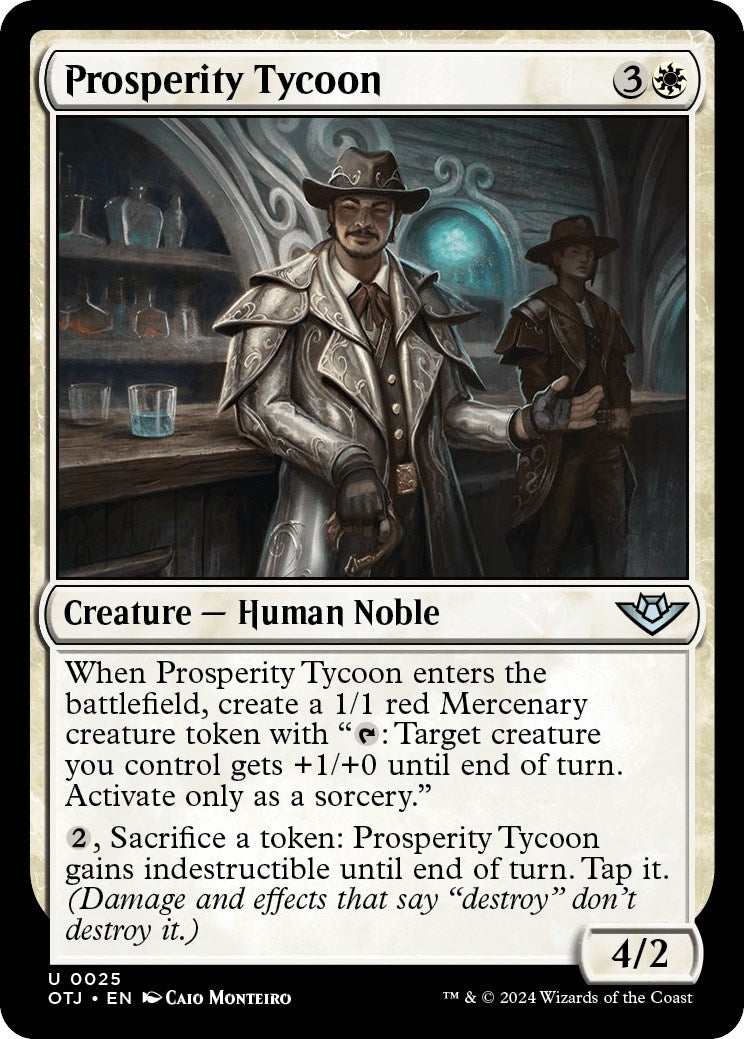 Image for Prosperity Tycoon (25) [Outlaws of Thunder Junction] - Magic: The Gathering