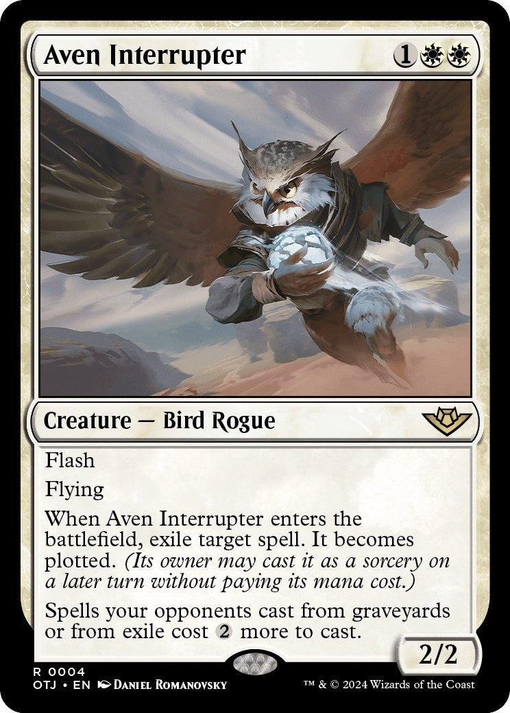 Image for Aven Interrupter (4) [Outlaws of Thunder Junction] - Magic: The Gathering
