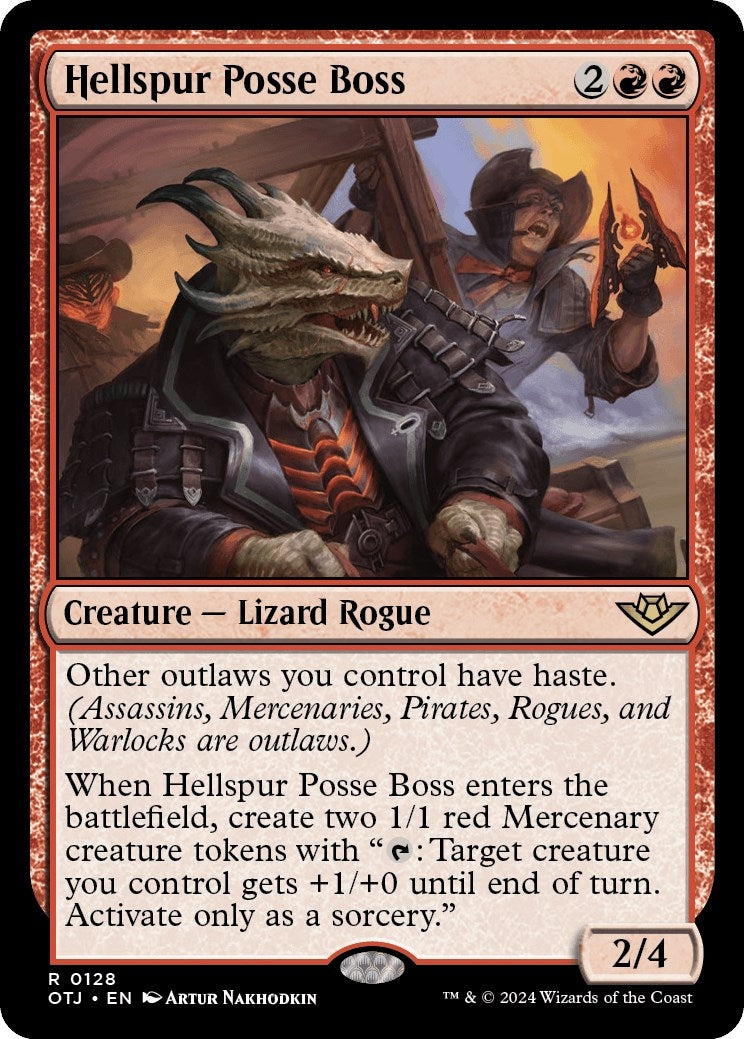 Image for Hellspur Posse Boss (128) [Outlaws of Thunder Junction] - Magic: The Gathering