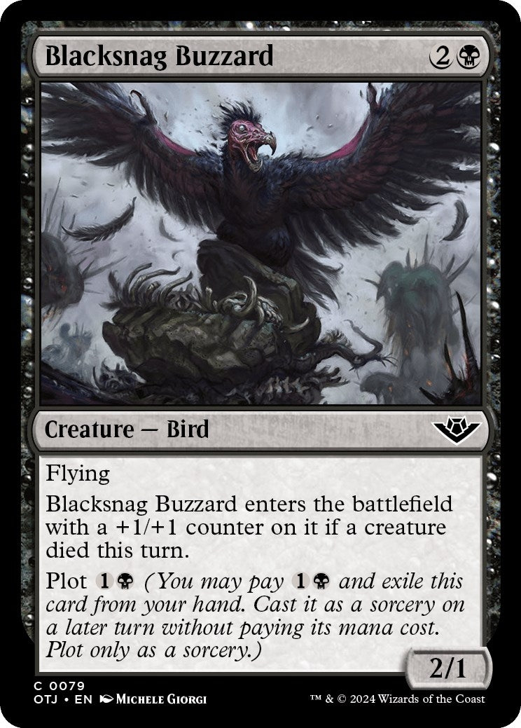 Image for Blacksnag Buzzard (79) [Outlaws of Thunder Junction] - Magic: The Gathering