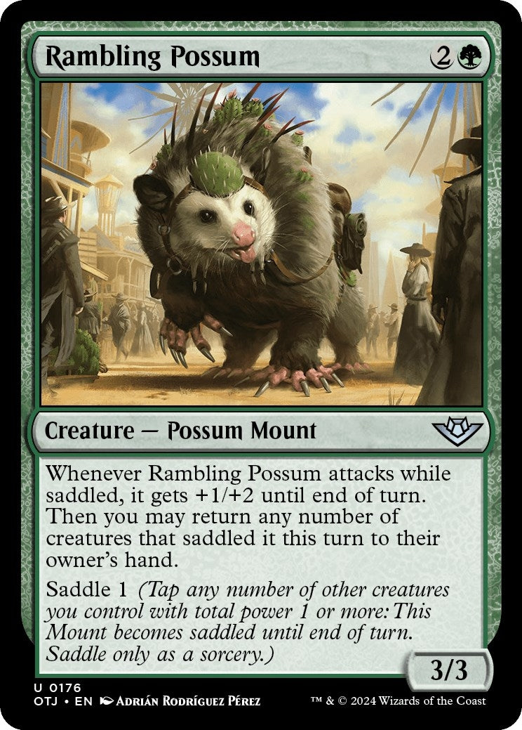 Rambling Possum (176) [Outlaws of Thunder Junction]
