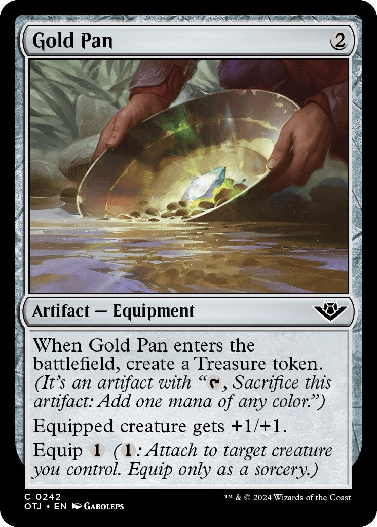Image for Gold Pan (242) [Outlaws of Thunder Junction] - Magic: The Gathering