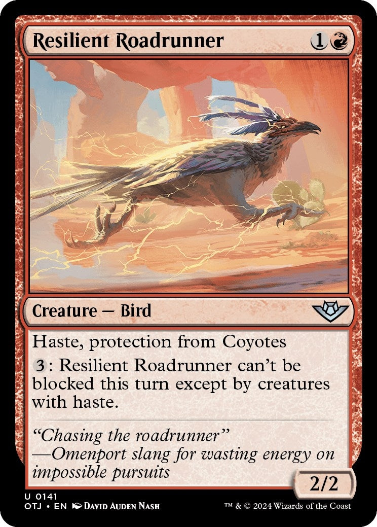 Image for Resilient Roadrunner (141) [Outlaws of Thunder Junction] - Magic: The Gathering
