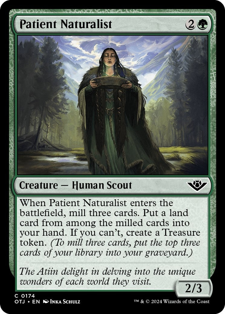 Image for Patient Naturalist (174) [Outlaws of Thunder Junction] - Magic: The Gathering