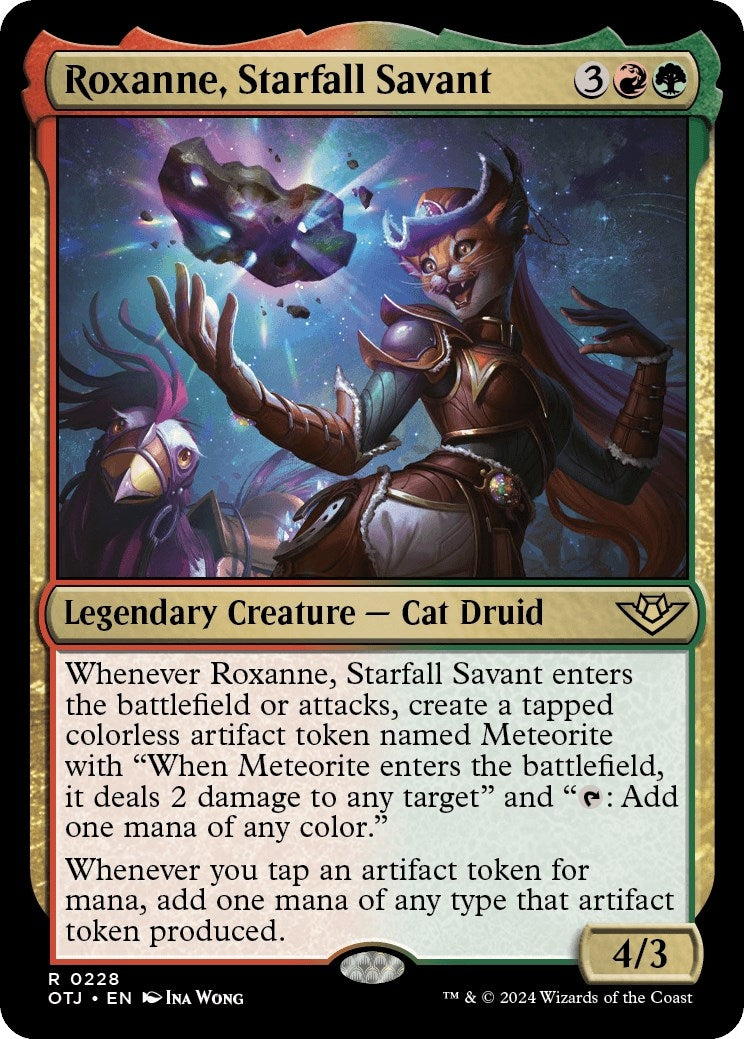 Image for Roxanne, Starfall Savant (228) [Outlaws of Thunder Junction] - Magic: The Gathering