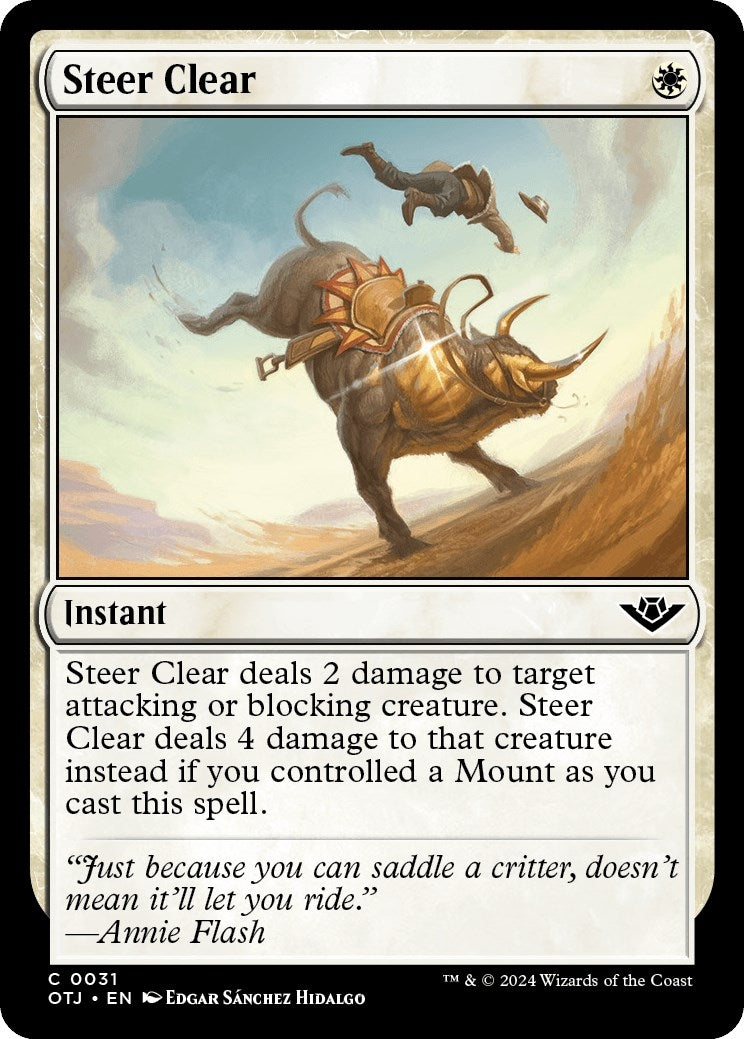 Image for Steer Clear (31) [Outlaws of Thunder Junction] - Magic: The Gathering