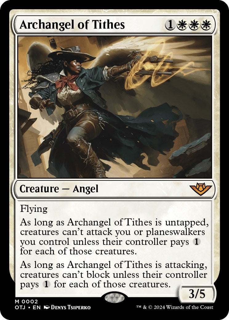 Image for Archangel of Tithes (2) [Outlaws of Thunder Junction] - Magic: The Gathering