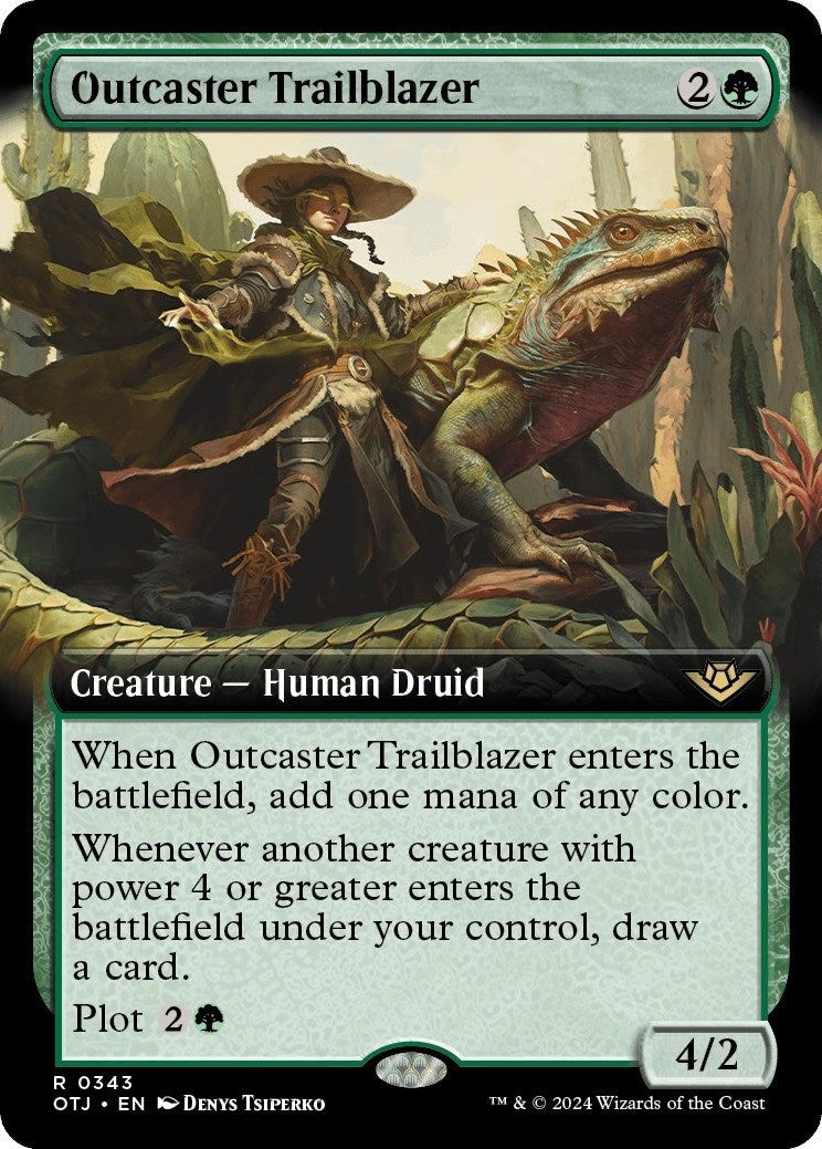 Image for Outcaster Trailblazer (Extended Art) (343) [Outlaws of Thunder Junction] - Magic: The Gathering