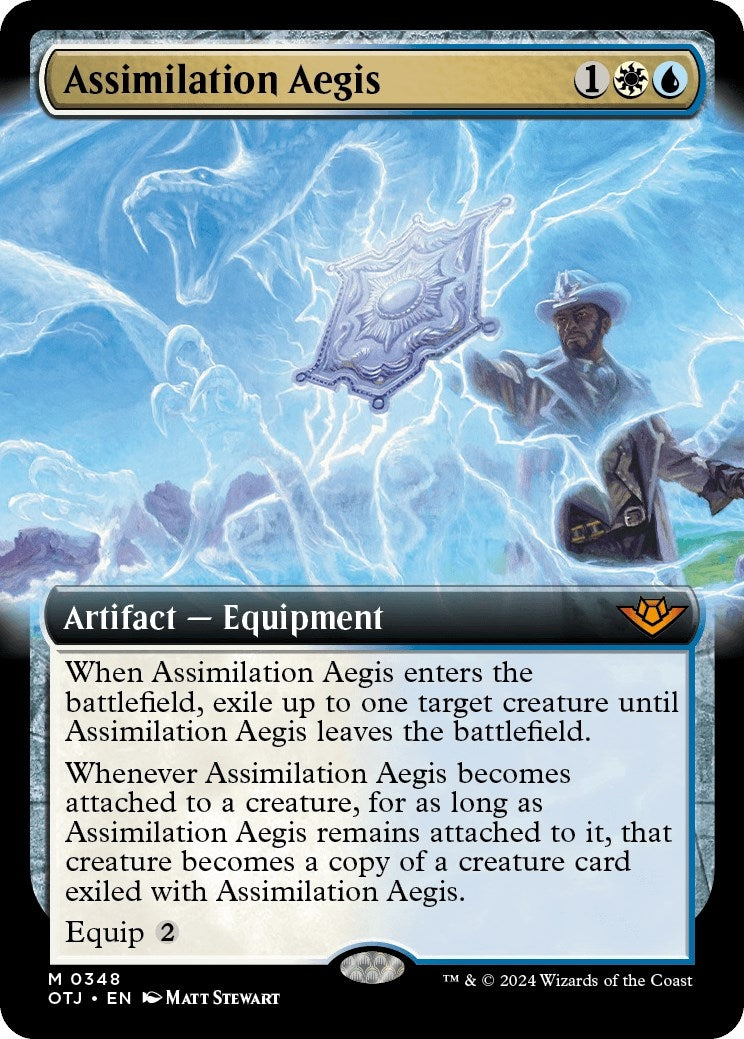 Image for Assimilation Aegis (Extended Art) (348) [Outlaws of Thunder Junction] - Magic: The Gathering