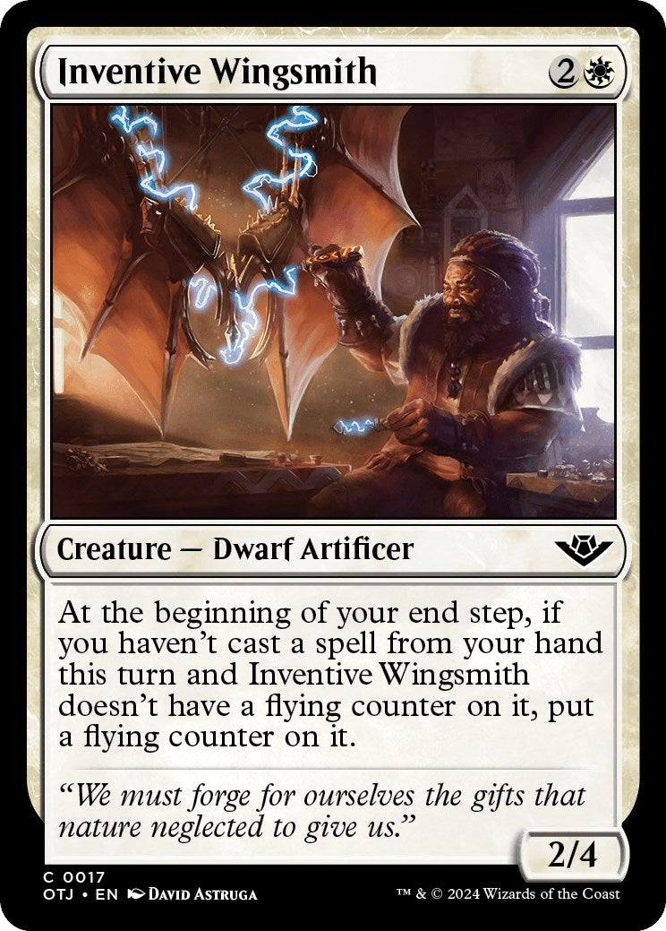 Image for Inventive Wingsmith (17) [Outlaws of Thunder Junction] - Magic: The Gathering