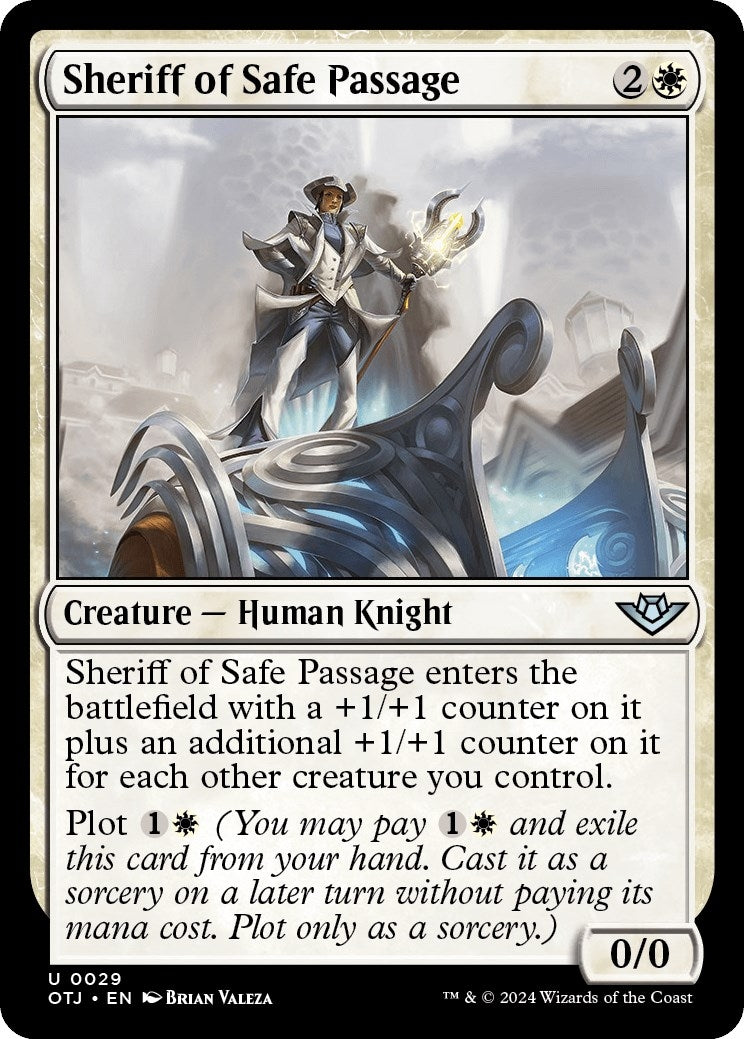 Image for Sheriff of Safe Passage (29) [Outlaws of Thunder Junction] - Magic: The Gathering