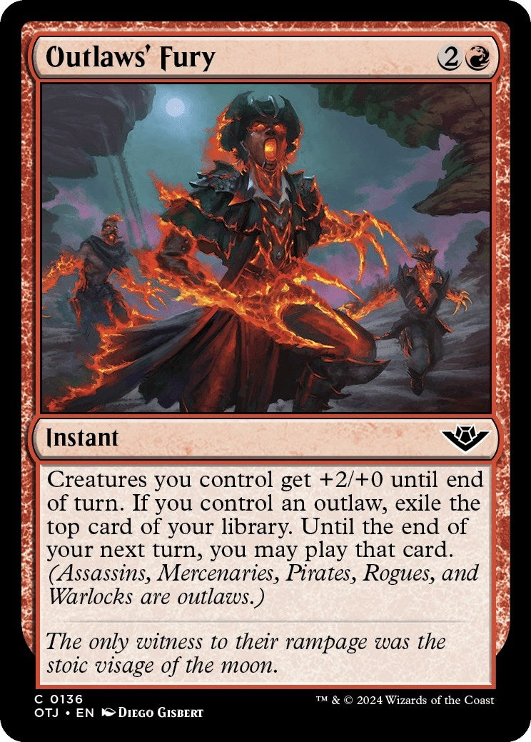 Image for Outlaws' Fury (136) [Outlaws of Thunder Junction] - Magic: The Gathering